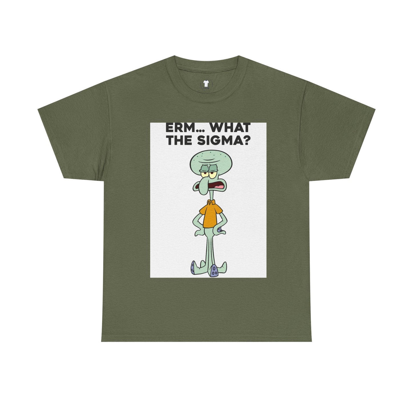 "Erm... What the Sigma" Printed T-Shirt