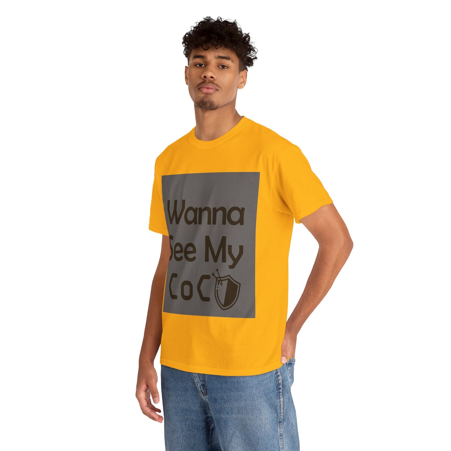 Wanna see my coc? Printed T-Shirt