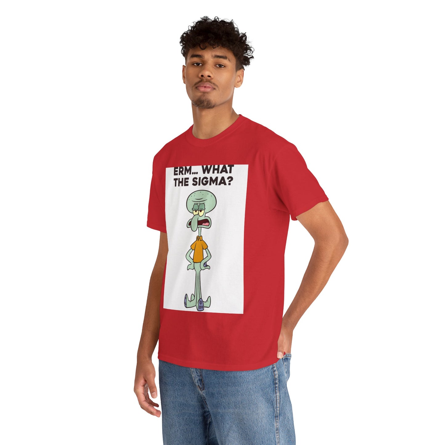 "Erm... What the Sigma" Printed T-Shirt