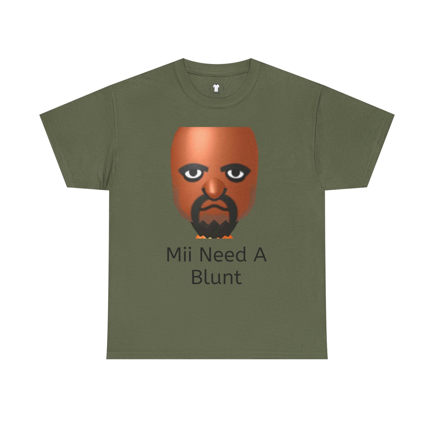 Mii Need A Blunt Print T-Shirt