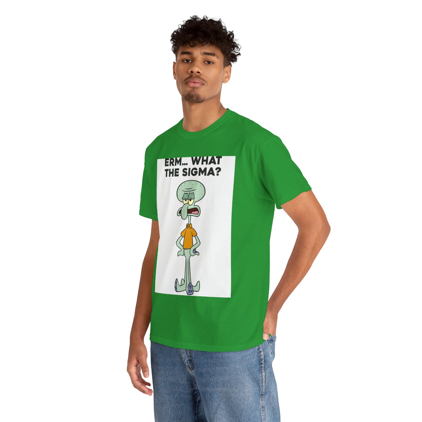 "Erm... What the Sigma" Printed T-Shirt